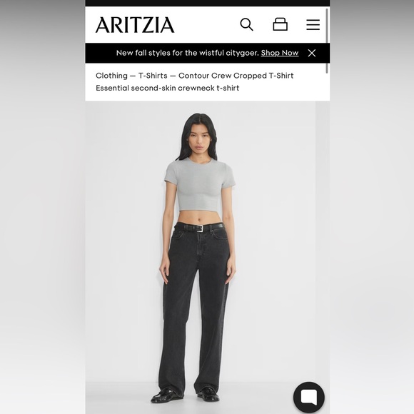 Crew Cropped T-Shirt - Picture 2 of 6